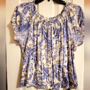 Gently used 3X Women's Chap's Denim top